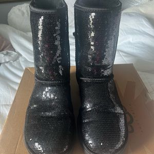 Sequin Ugg boots
